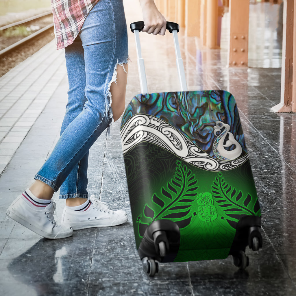 new-zealand-maori-luggage-covers-manaia-paua-shell-glitter-green