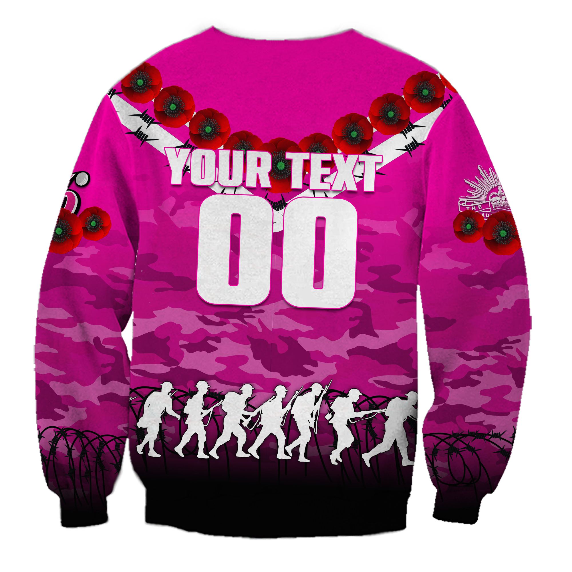 custom-personalised-sydney-sixers-anzac-2022-sweatshirt-camouflage-with-poppy