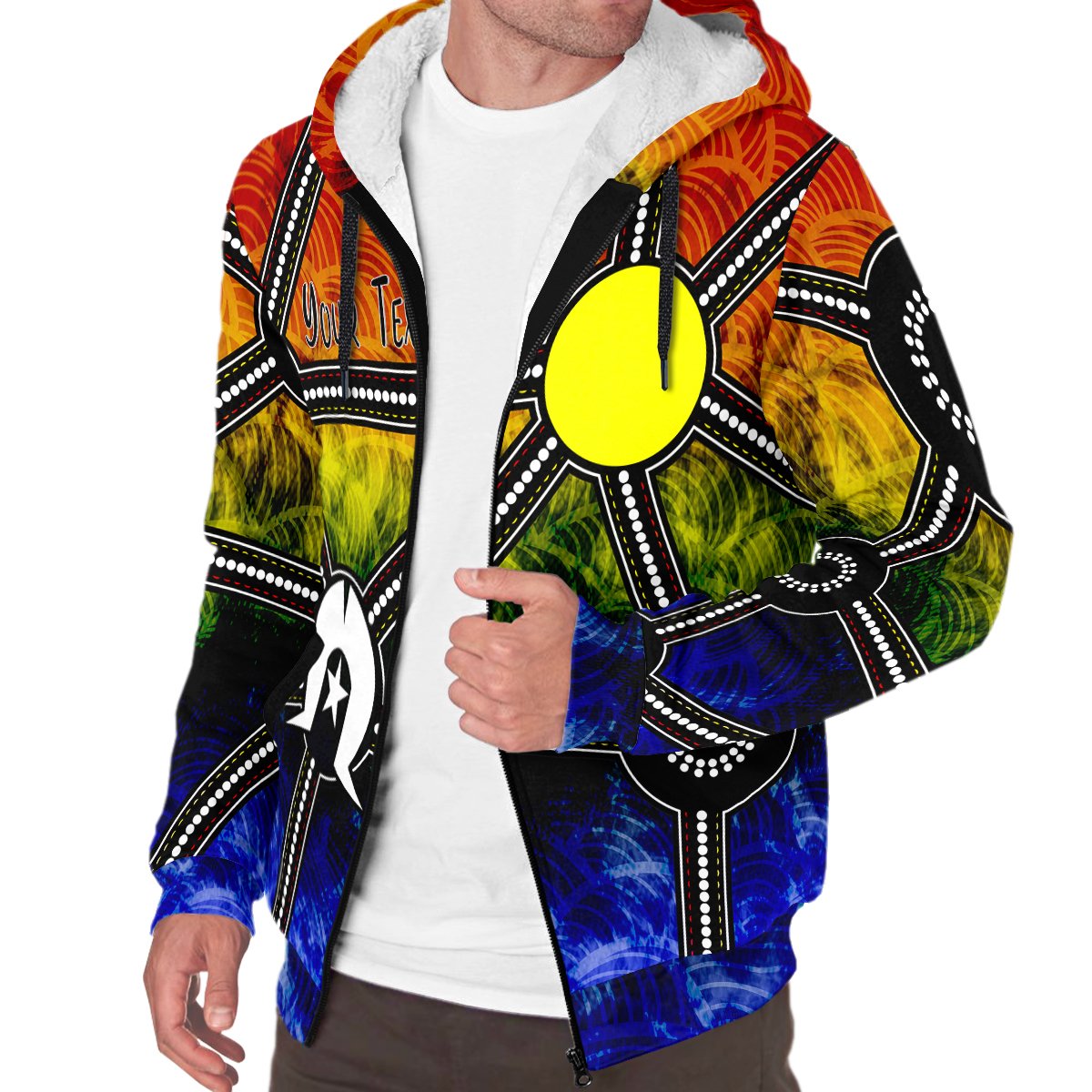 custom-naidoc-week-2021-sherpa-hoodie-aboriginal-geometric-style