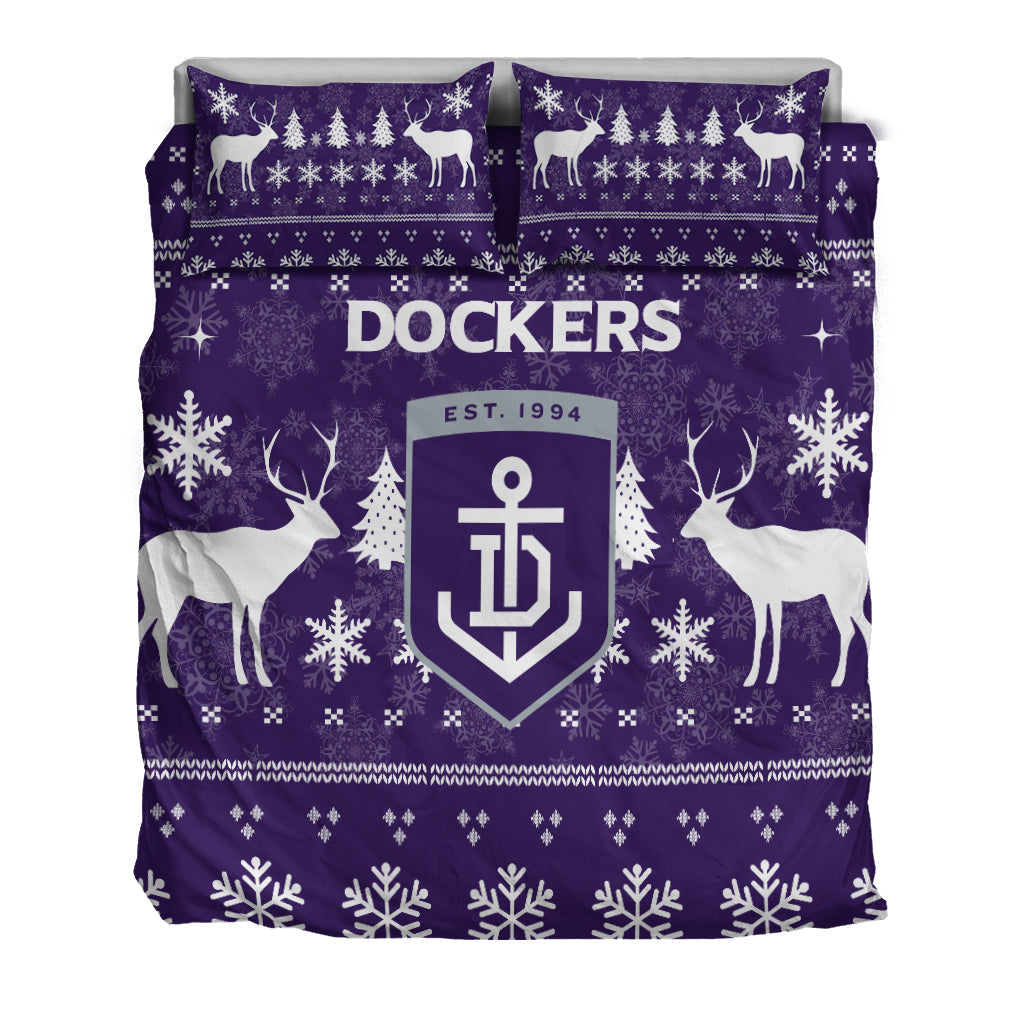 fremantle-football-club-bedding-set-christmas-ugly-style