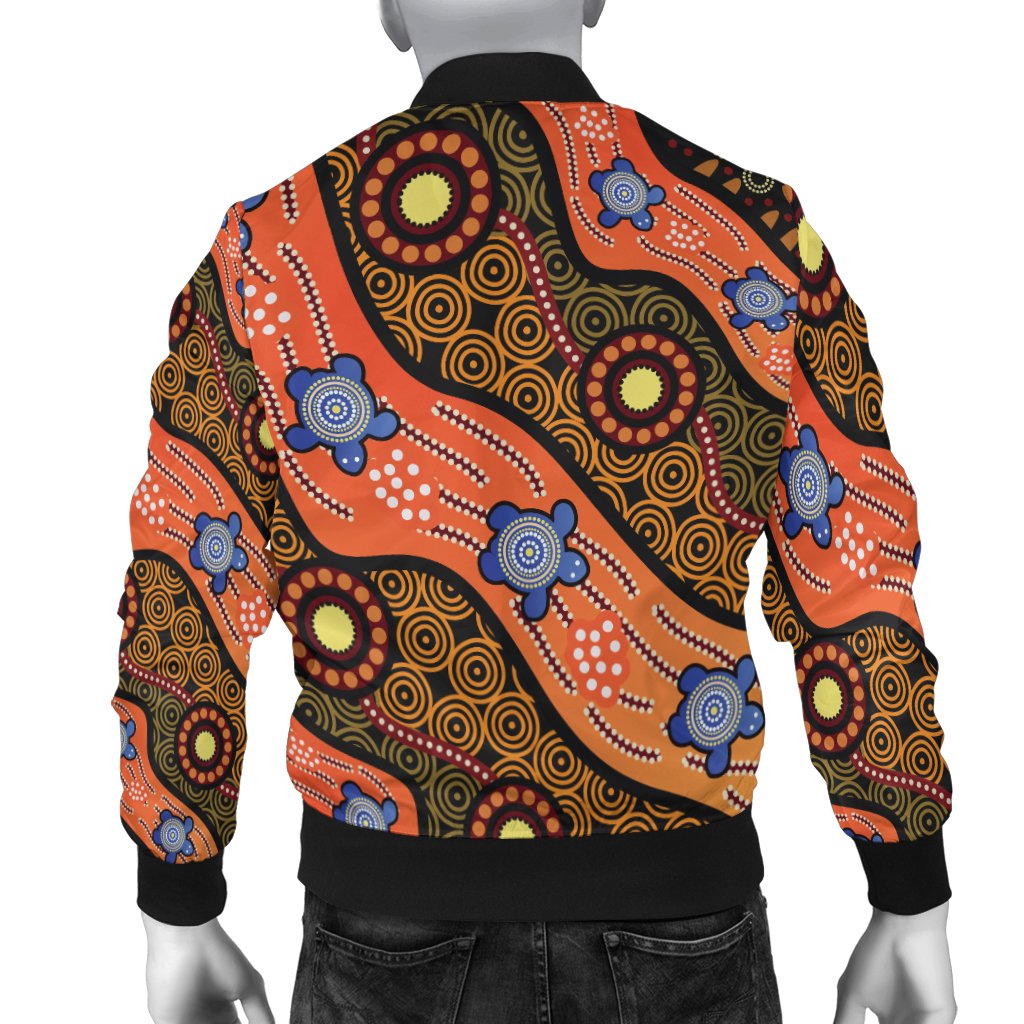 bomber-jacket-aboriginal-dot-unique-style-turtle