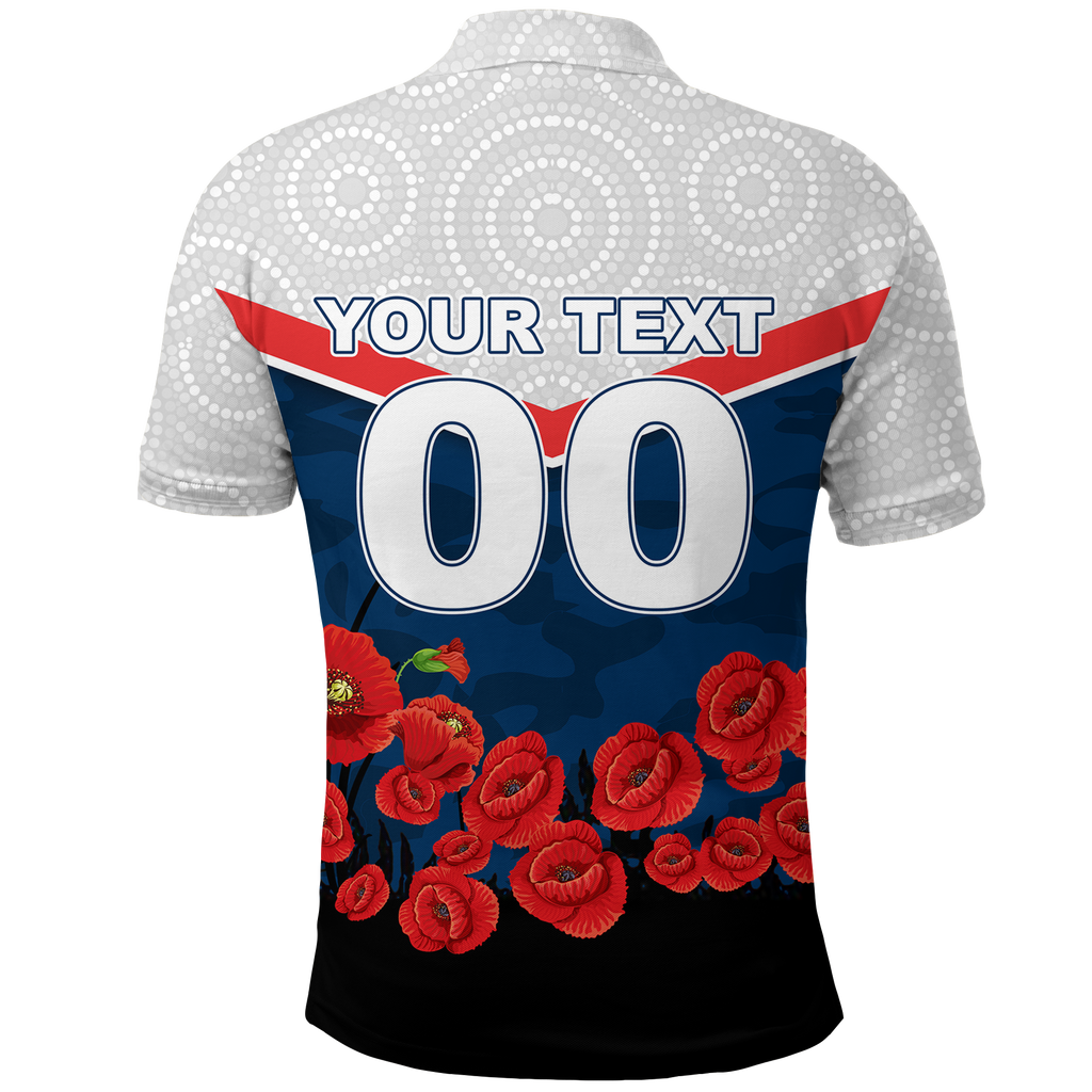 custom-personalised-roosters-anzac-day-polo-shirt-indigenous-art