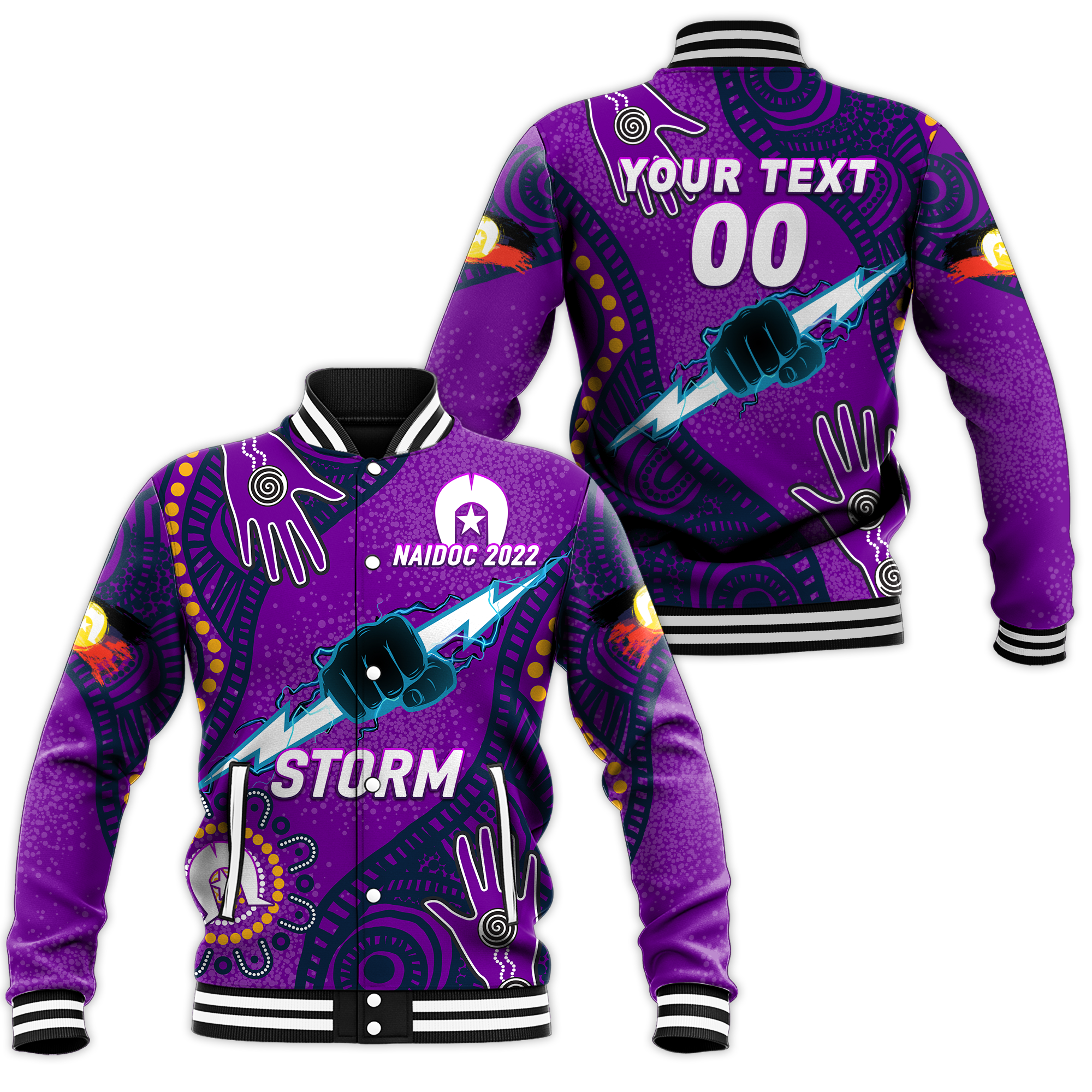 custom-personalised-storm-rugby-naidoc-2022-aboriginal-baseball-jacket