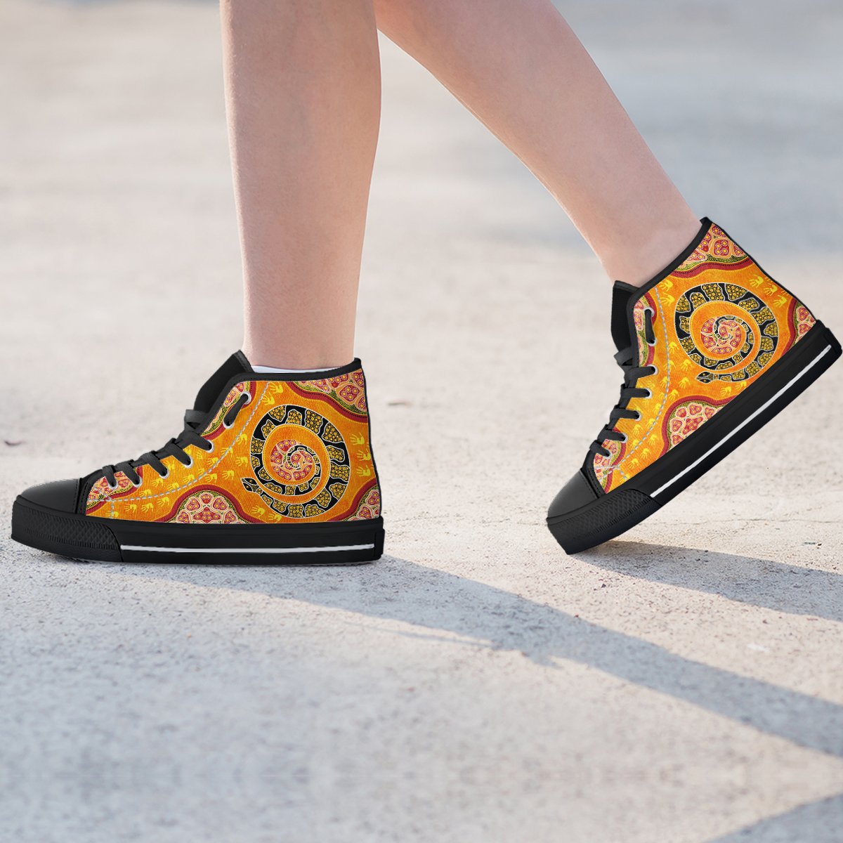 high-top-aboriginal-unique-style-snake-orange-color-2021