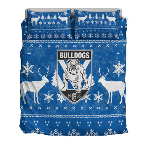 canterbury-bankstown-bulldogs-bedding-set-christmas-ugly-style