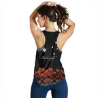 Anzac Day Women's Racerback Tank - Remember Them - Vibe Hoodie