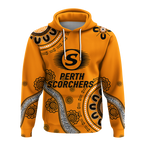 Perth Scorchers Aboriginal Art Cricket 2022 Hoodie - LT12