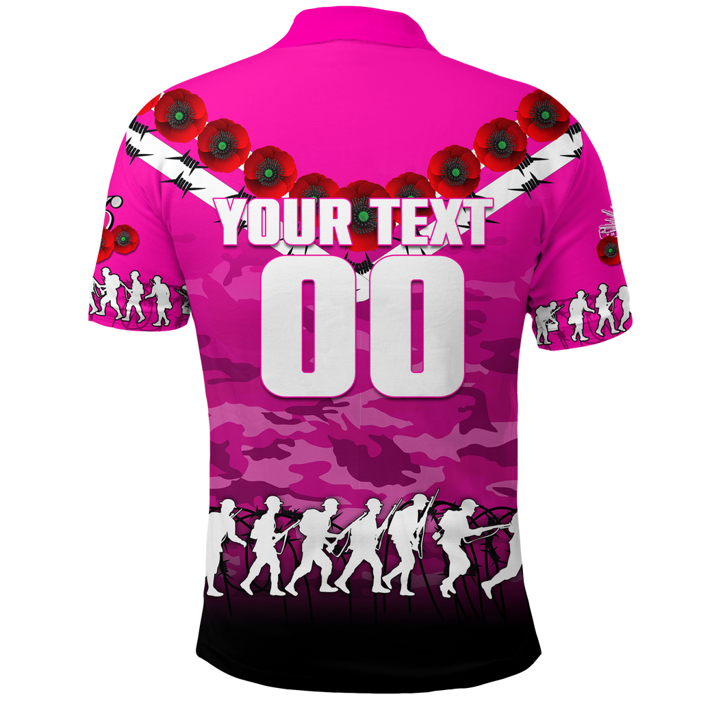 custom-personalised-sydney-sixers-anzac-2022-polo-shirt-camouflage-with-poppy