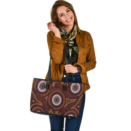 aboriginal-leather-tote-bag-aboriginal-human-dot-painting-art