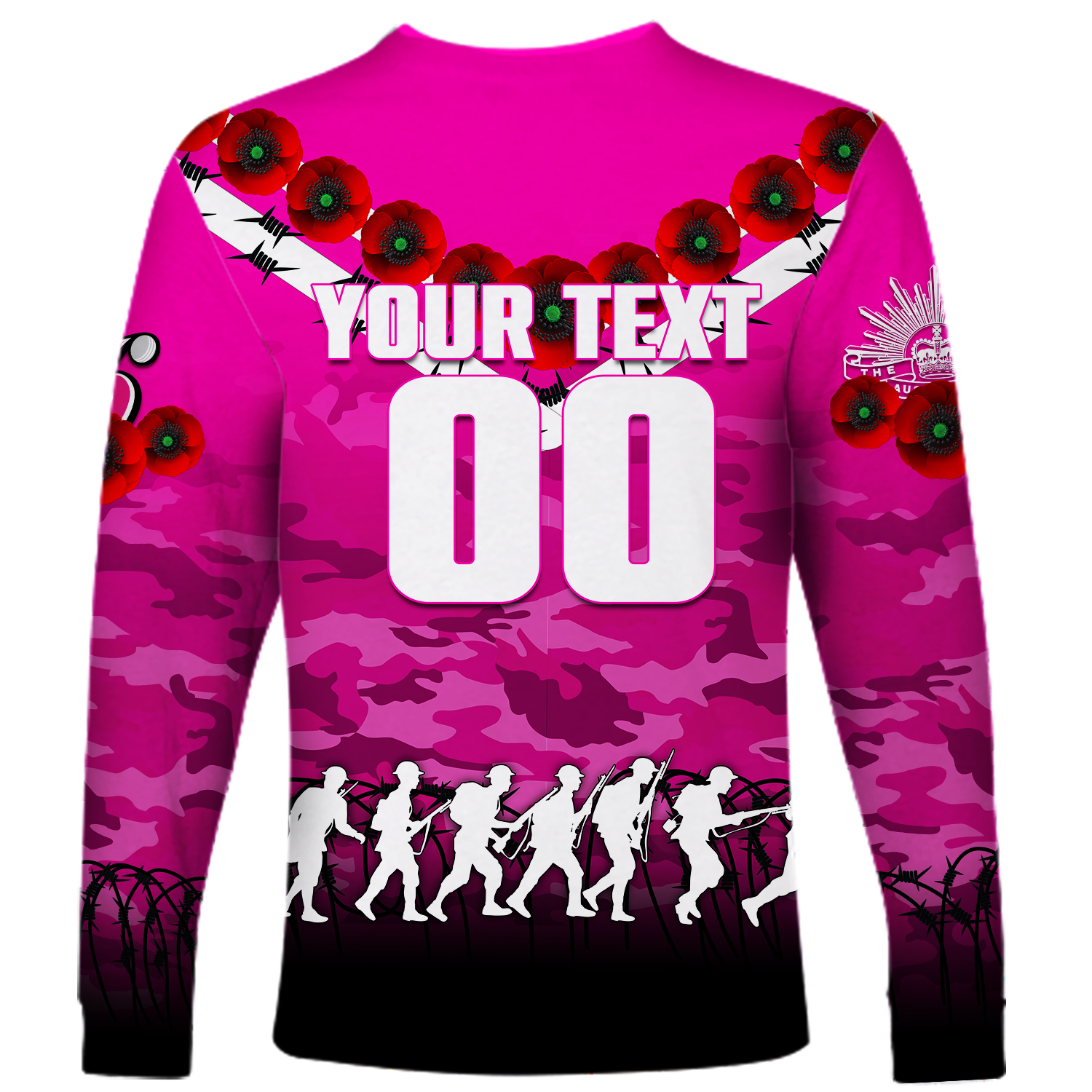 custom-personalised-sydney-sixers-anzac-2022-long-sleeve-shirt-camouflage-with-poppy