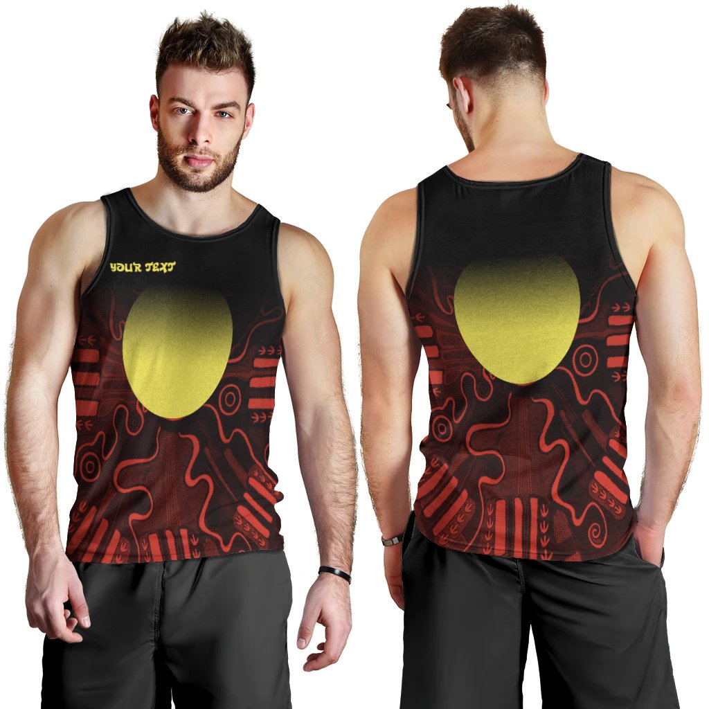 custom-text-aboriginal-mens-tank-top-indigenous-flag-grunge-style