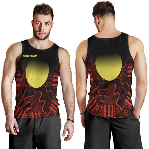 custom-text-aboriginal-mens-tank-top-indigenous-flag-grunge-style