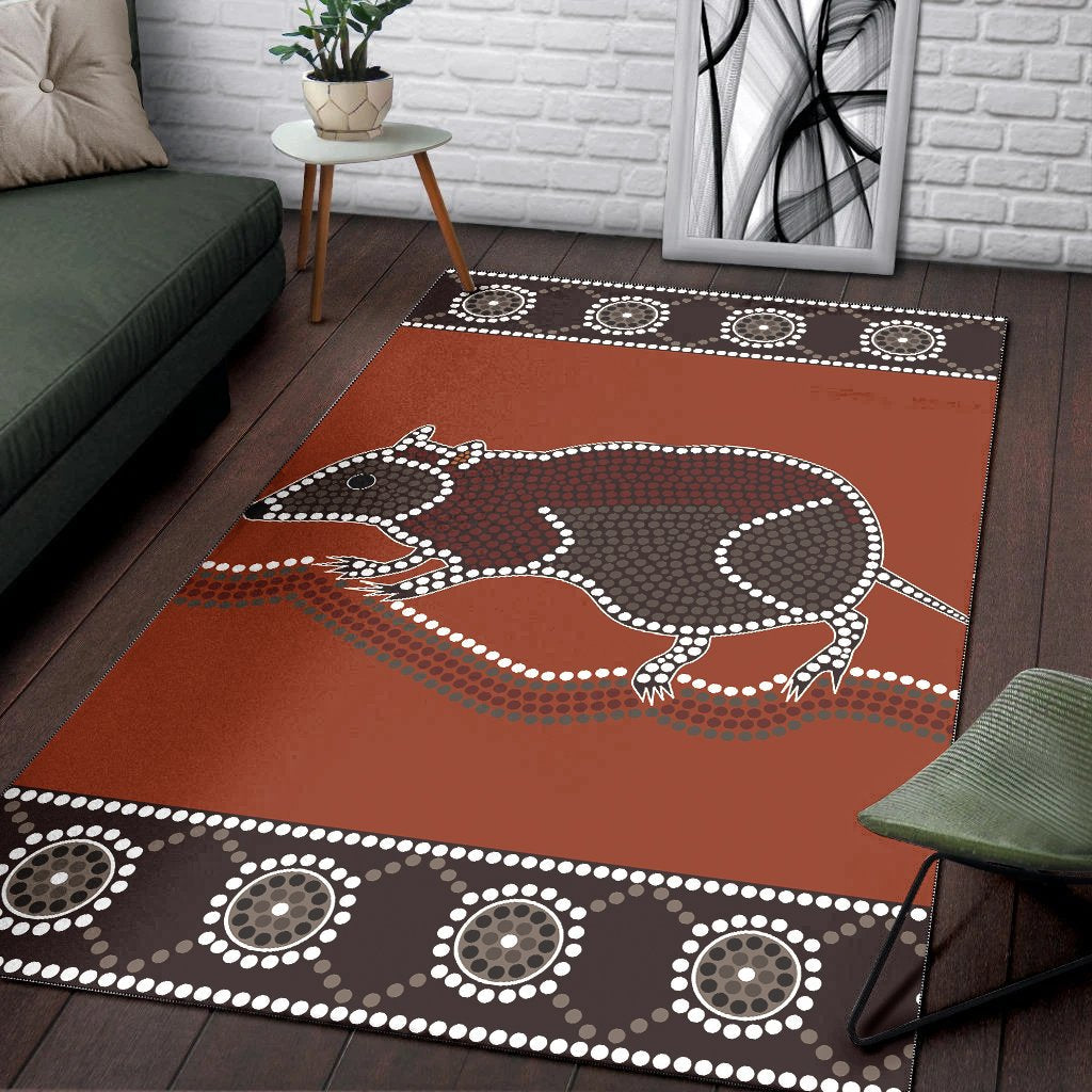 aboriginal-area-rug-dreamtime-rat-aboriginal-style