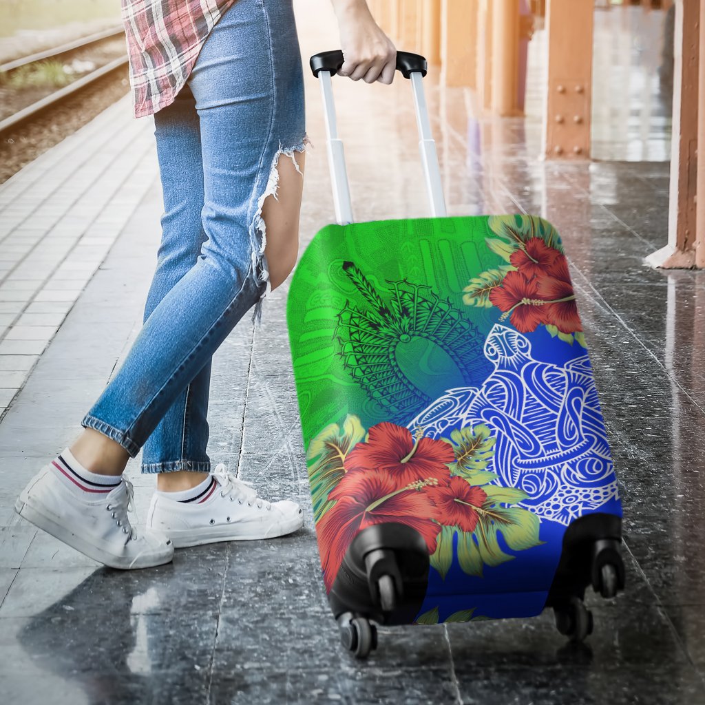 torres-strait-islanders-luggage-cover-ocean-hibiscus