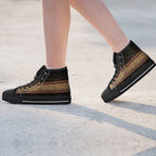 high-top-snake-dot-panting-art