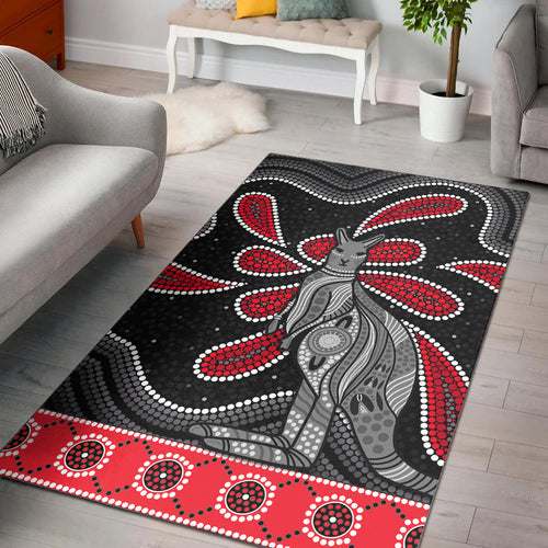 aboriginal-boomerang-area-rug-kangaroo-australia