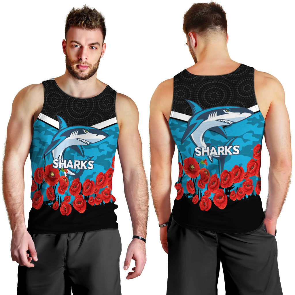 cronulla-sutherland-sharks-anzac-day-indigenous-art-men-tank-top