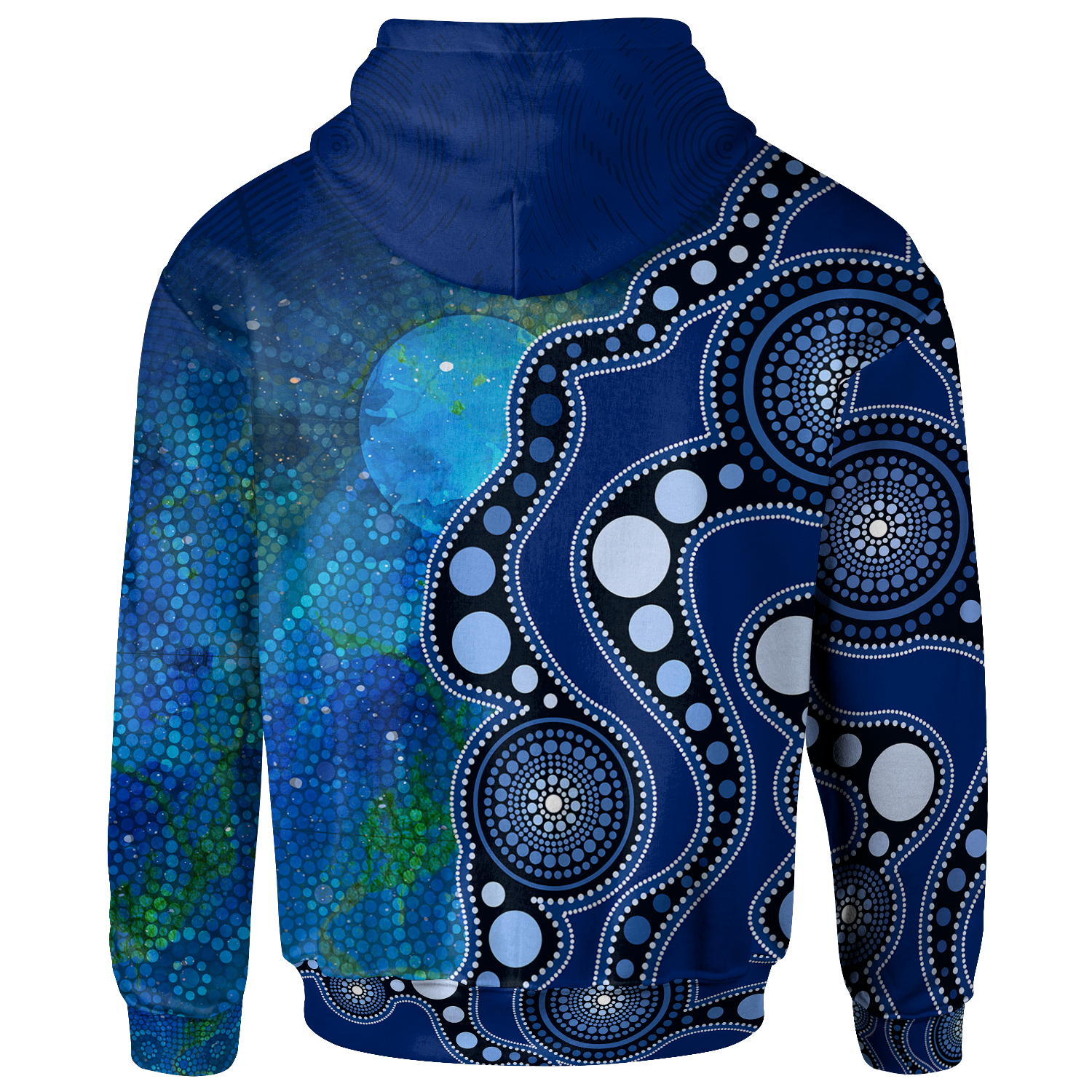 custom-text-kid-aboriginal-zip-up-hoodie-australia-indigenous-flag-circle-dot-painting-art-blue