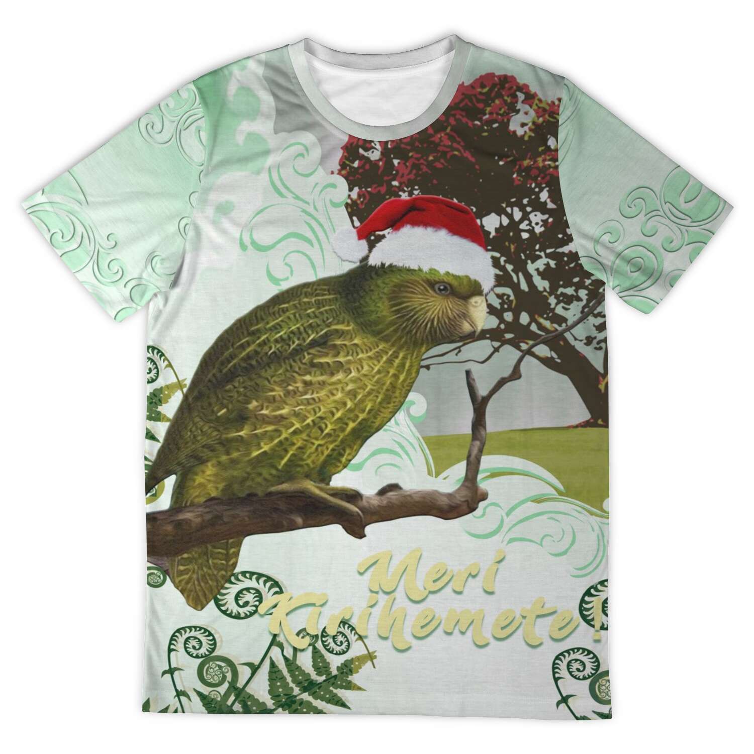 christmas-kakapo-new-zealand-t-shirt