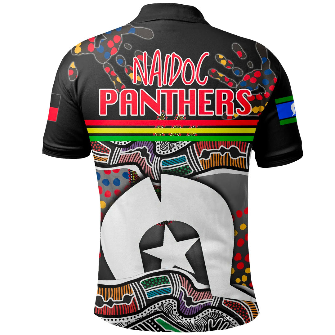 custom-personalised-naidoc-panthers-polo-shirt-torres-strait-islander