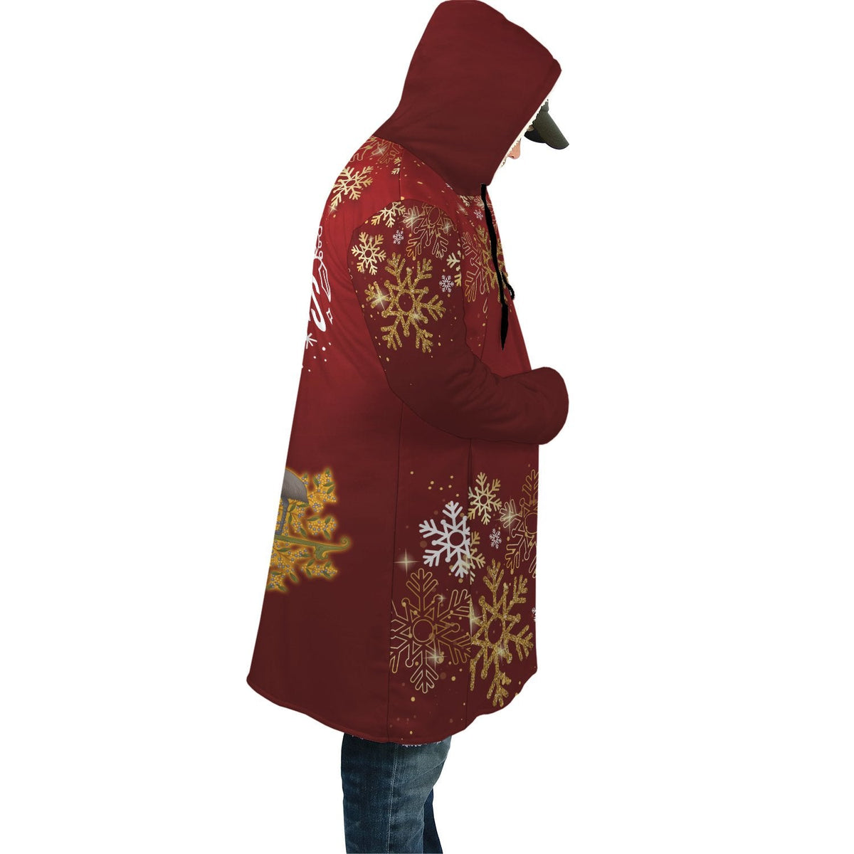 christmas-cloak-australian-coat-of-arms-cloak-snowflake-unisex
