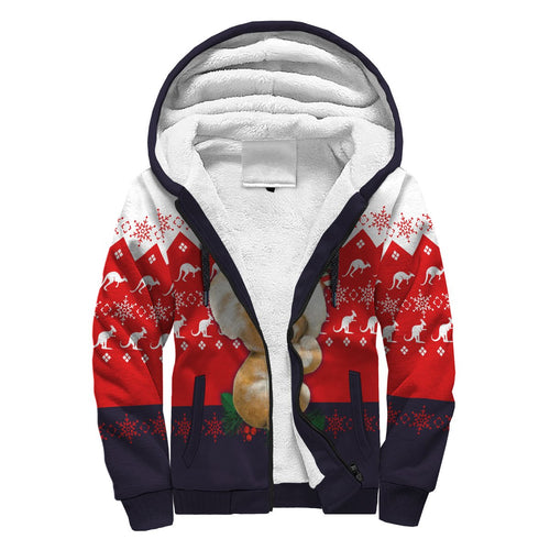 christmas-sherpa-hoodie-koala-hoodie-kangaroo-symbol-snowflakes-unisex