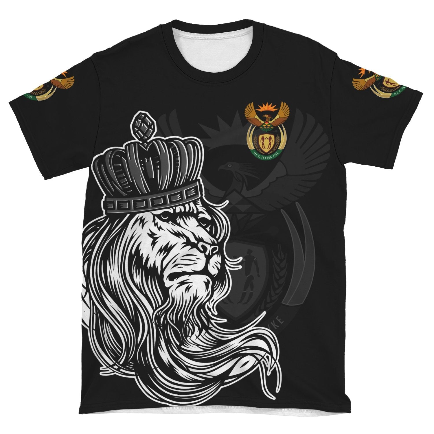 south-africa-t-shirt-lion-with-crown-womens-mens