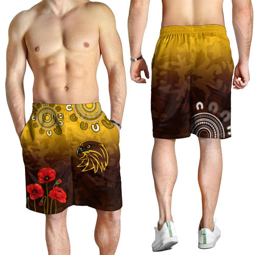 hawks-anzac-2022-men-shorts-hawthorn-football-aboriginal-poppy