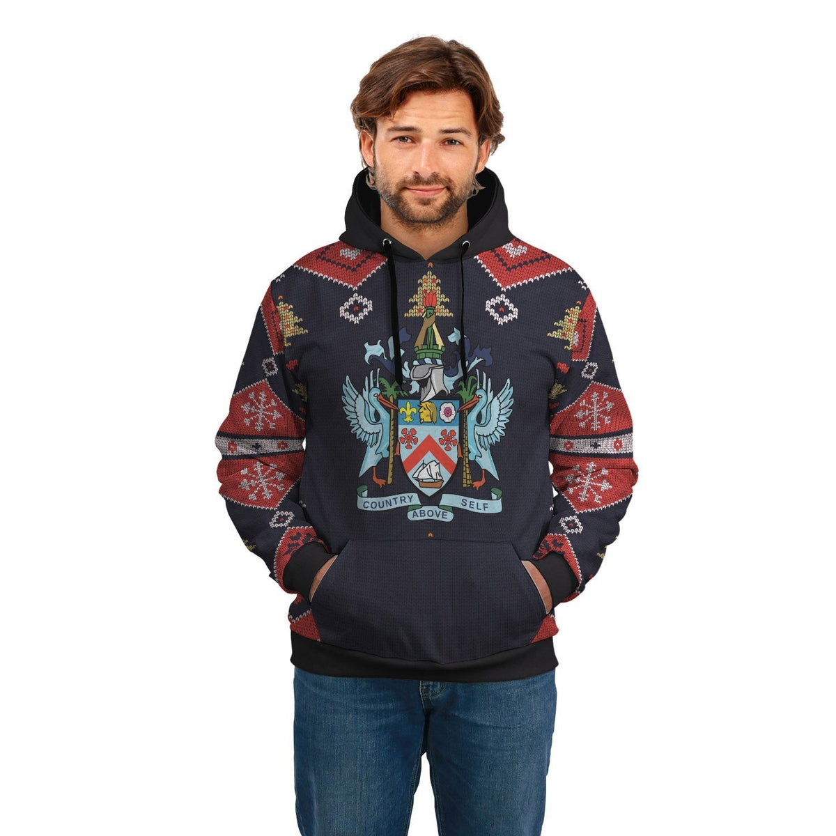 saint-kitts-nevis-christmas-hoodie-santa-claus-ho-ho-ho