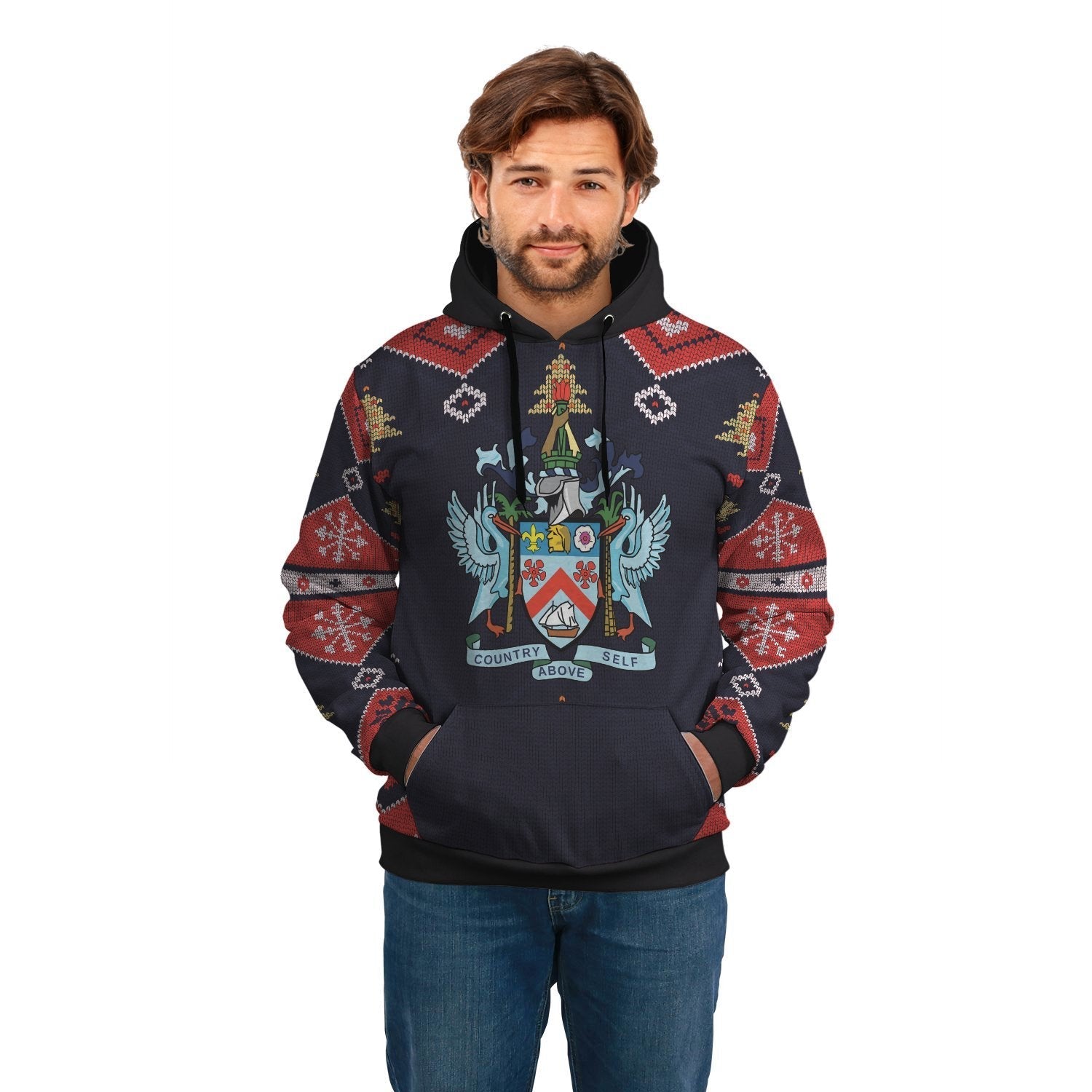 saint-kitts-nevis-christmas-hoodie-santa-claus-ho-ho-ho