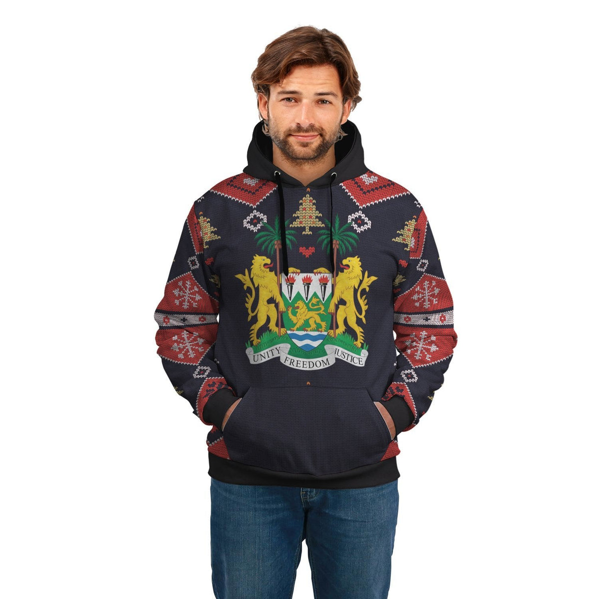 sierra-leone-christmas-hoodie-santa-claus-ho-ho-ho