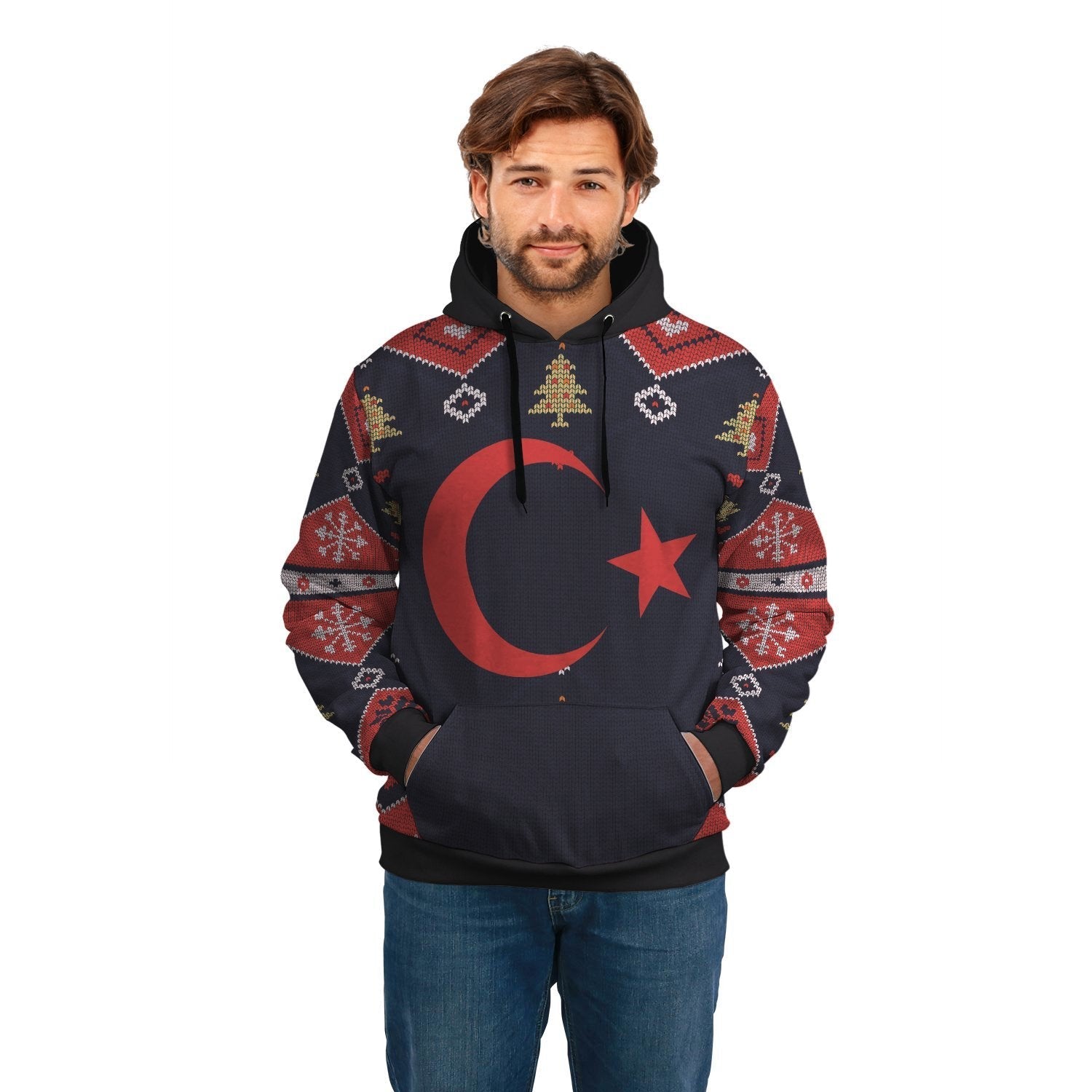 turkey-christmas-hoodie-santa-claus-ho-ho-ho