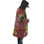 aboriginal-cloak-flowers-circle-dot-painting-blue-dream