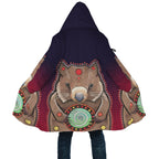 aboriginal-cloak-wombat-patters-circle-dot-painting
