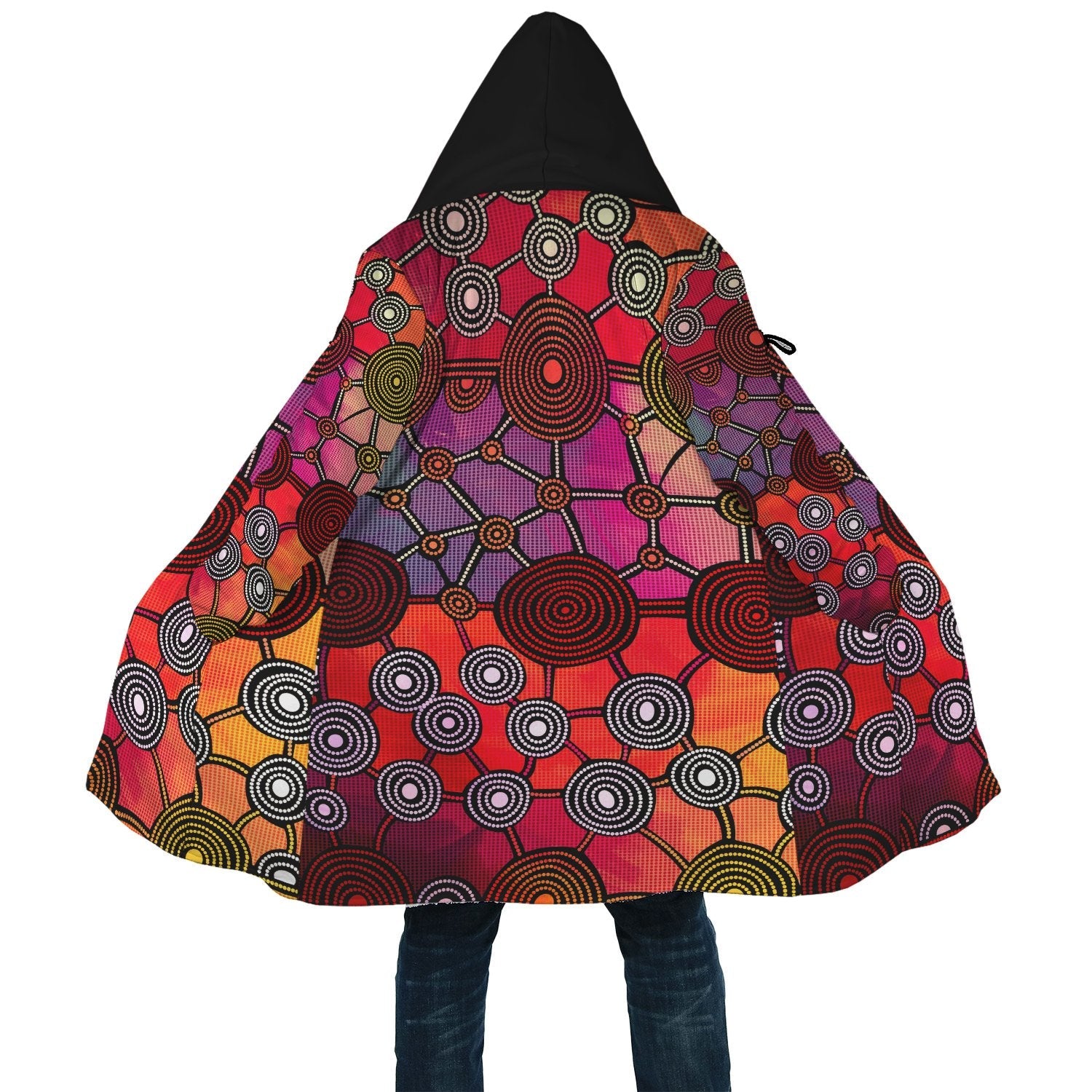 aboriginal-cloak-circle-dot-painting