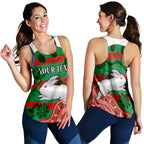 (Custom Personalised) Rabbitohs Nippy Women Racerback Tank Indigenous - Vibe Hoodie