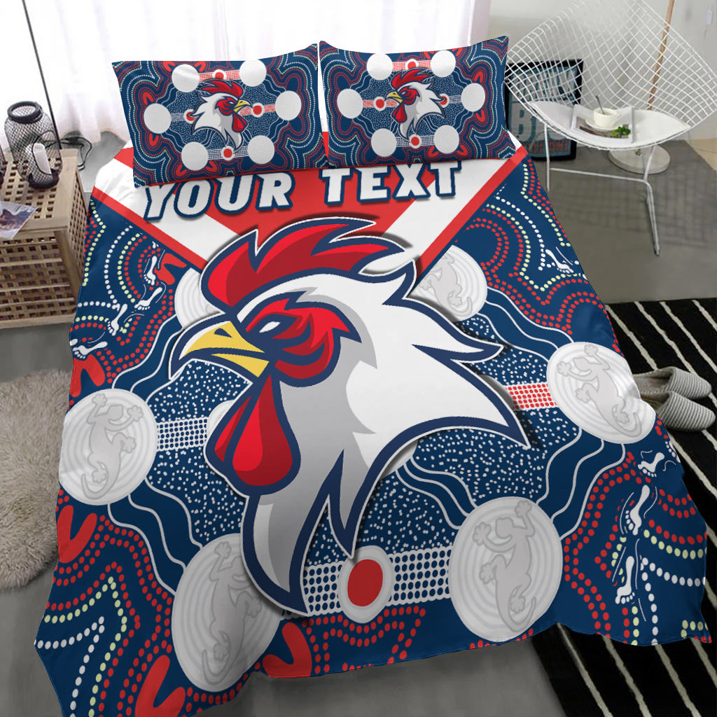 custom-personalised-roosters-bedding-set-sydney-indigenous