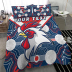 custom-personalised-roosters-bedding-set-sydney-indigenous
