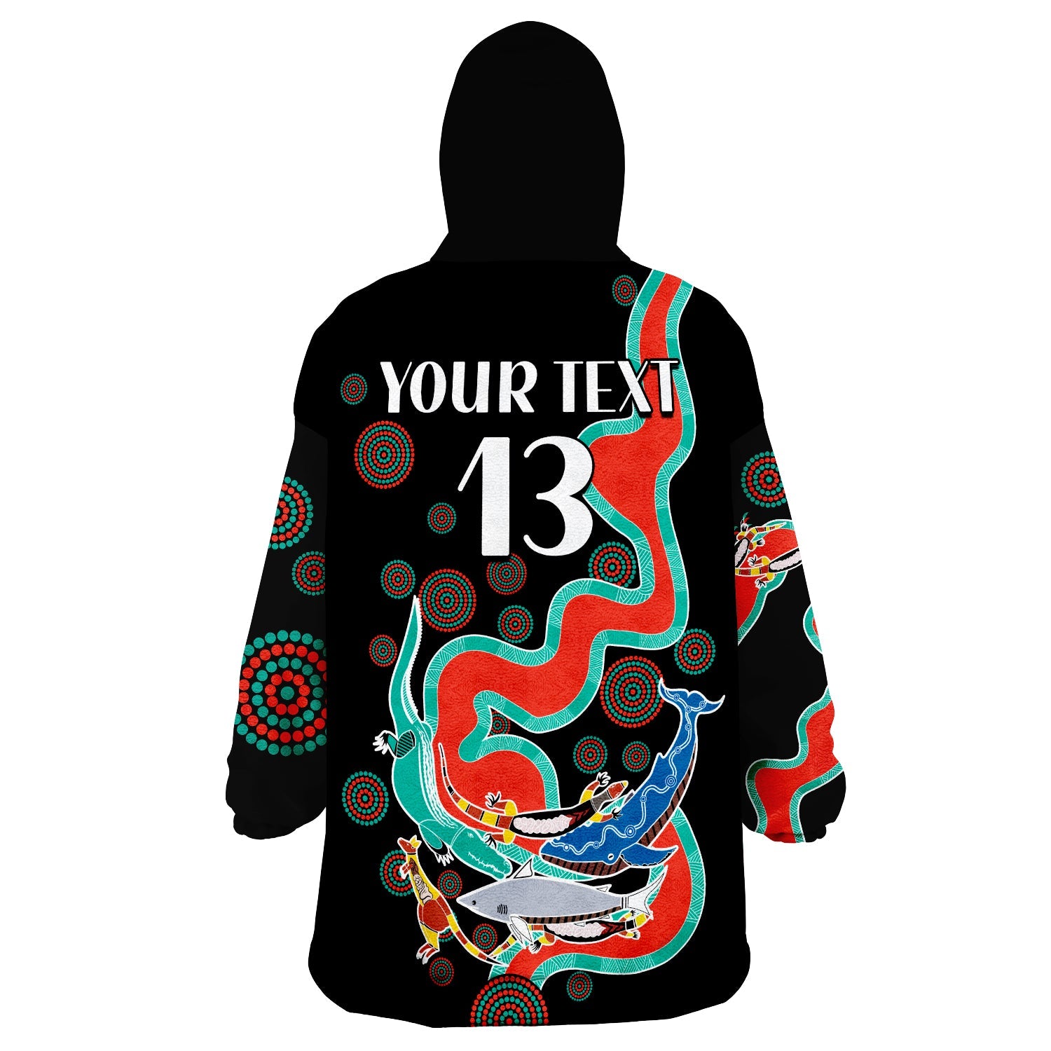 custom-text-and-number-rabbitohs-wearable-blanket-hoodie-go-the-bunnies-aboriginal-lt13