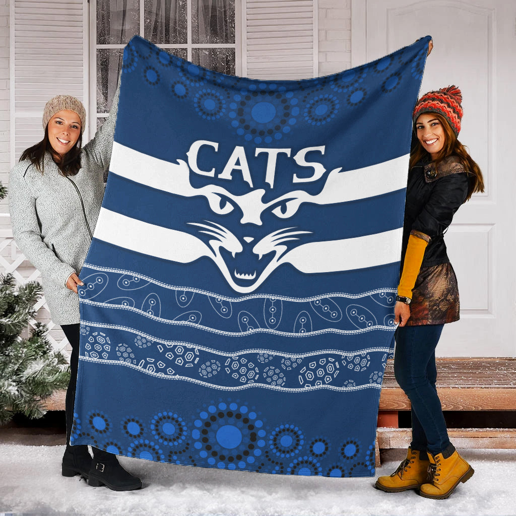 cats-indigenous-premium-blanket-football-geelong