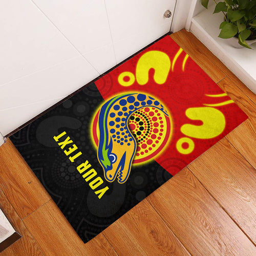 custom-personalised-eels-indigenous-door-mat-style-aboriginal-flag