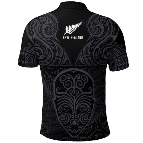 aotearoa-polo-shirt-maori-manaia-warrior-silver-fern