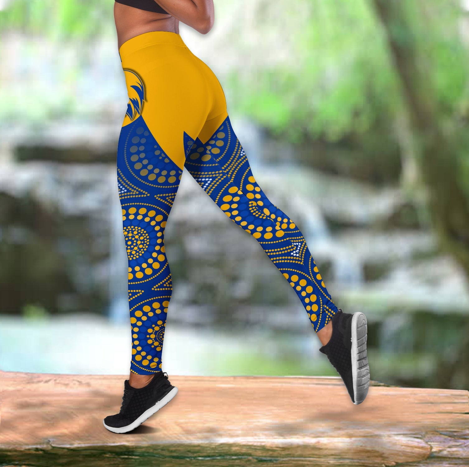 eagles-indigenous-women-leggings-west-coast-2021-version-gold