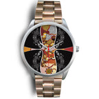 watch-dot-painting-lizard-boomerang-silver-watch