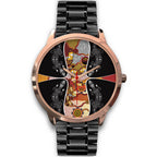 watch-dot-painting-lizard-boomerang-rose-gold-watch-1