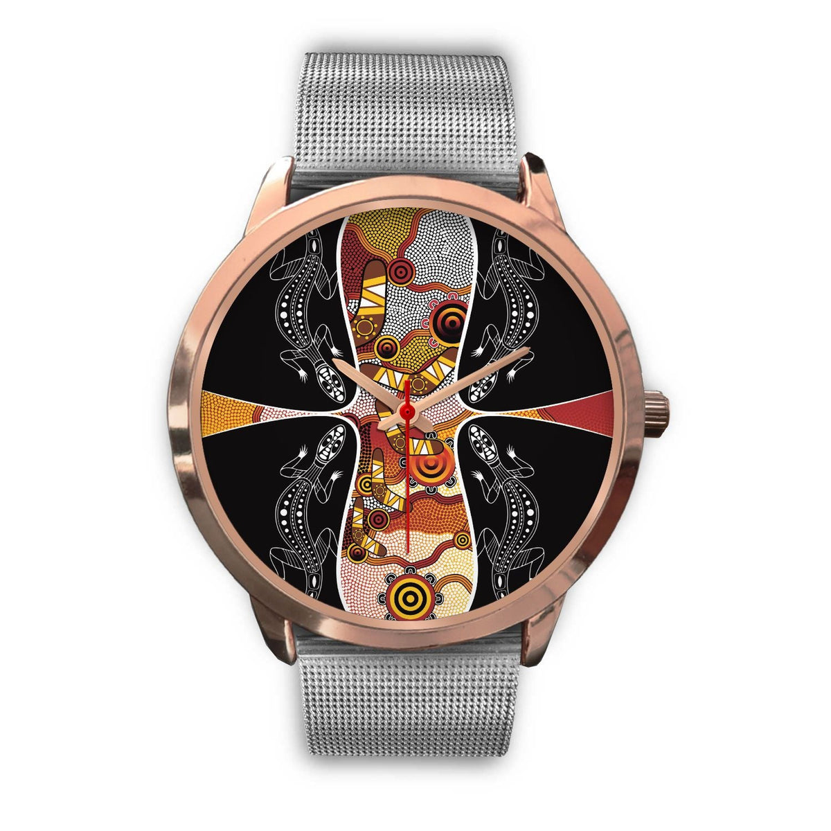 watch-dot-painting-lizard-boomerang-rose-gold-watch-1