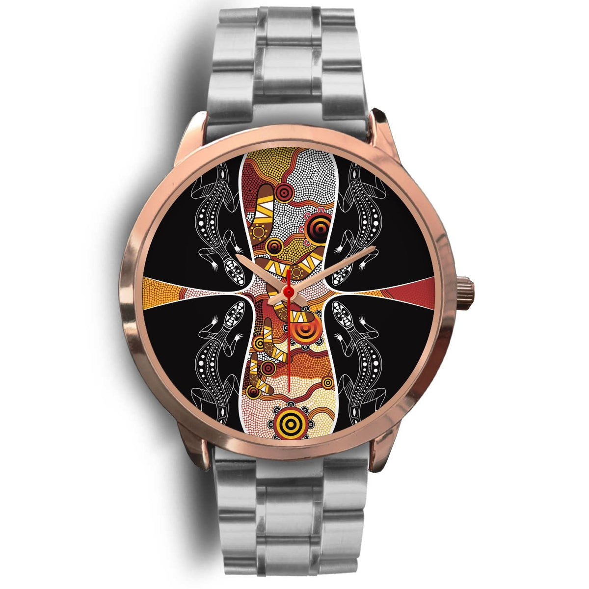 watch-dot-painting-lizard-boomerang-rose-gold-watch-1
