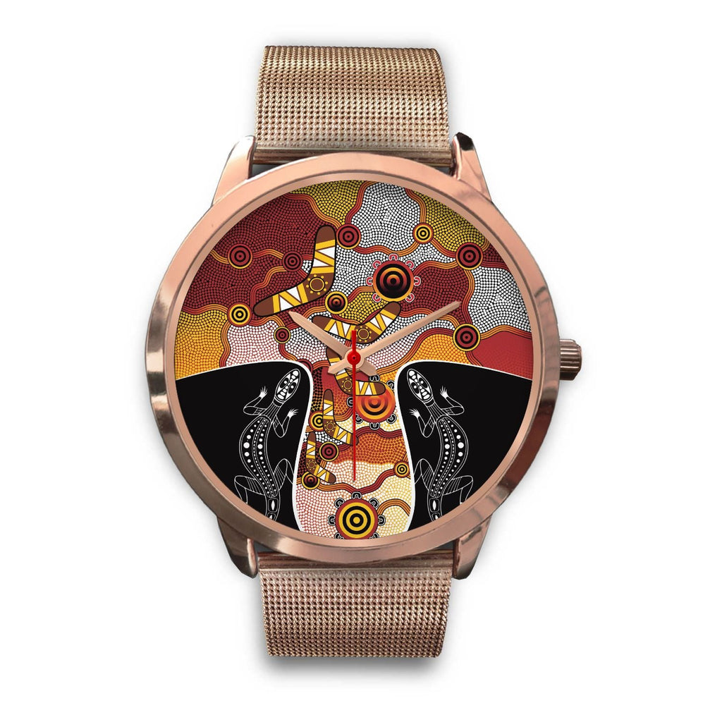 watch-dot-painting-lizard-boomerang-rose-gold-watch