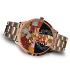 watch-dot-painting-lizard-boomerang-rose-gold-watch