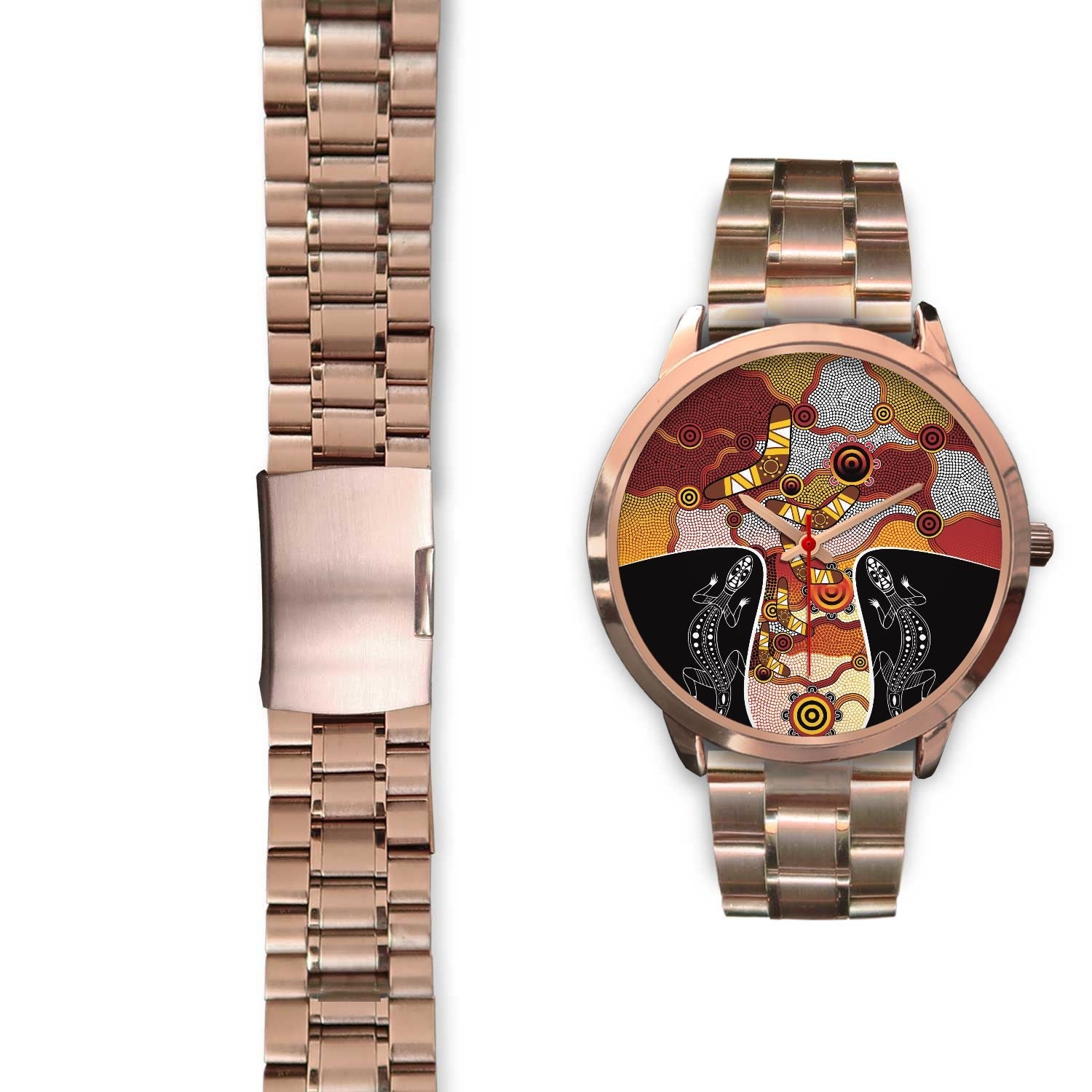 watch-dot-painting-lizard-boomerang-rose-gold-watch